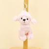 Adorable Plush Poodle Keychain Teddy Dog Charm Bag Accessory Cute Puppy Clip