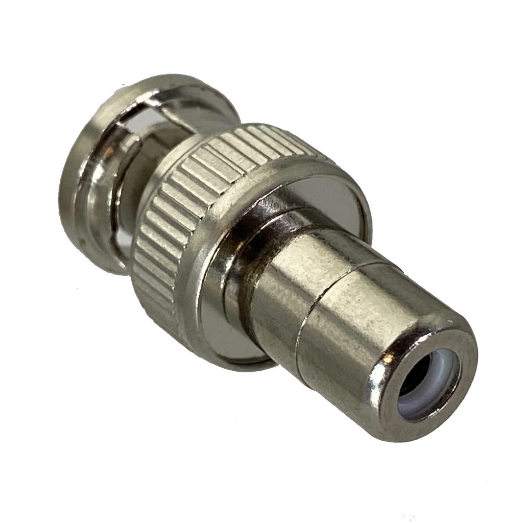 100Pcs Adapter BNC male plug to RCA TV female jack straight RF COAXIAL Connector Wire Terminals