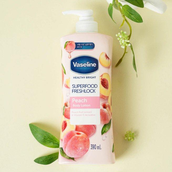 Vaseline Superfood Peach Body Lotion 390ml