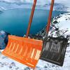 Snow Shovel Snow Pusher Large Capacity Bucket Manganese Steel Reinforced Design Scoop Shovel Snow Clearing Tool