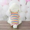 Cotton Rainbow Pet Sweater Spring and Autumn Small Dog and Cat Clothing