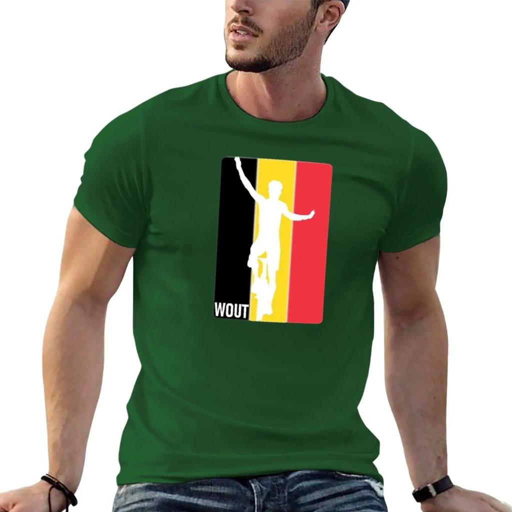 New wout van aert TShirt boys whites sweat plus size clothes Unisex clothings
