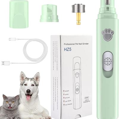 Pet Máquina de lixar unhas elétrica Tesoura de manicure Ferramentas de tosa Cortadores de unhas recarregáveis