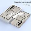 Magnetic Metal Frame Phone Case with Heat Dissipation for Samsung S23 Ultra/S24 Ultra