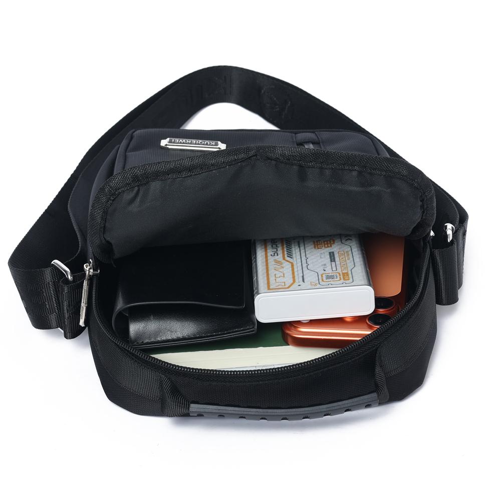 Mens Oxford Crossbody Bag Waterproof Small Shoulder Satchel Business Travel Messenger Purse