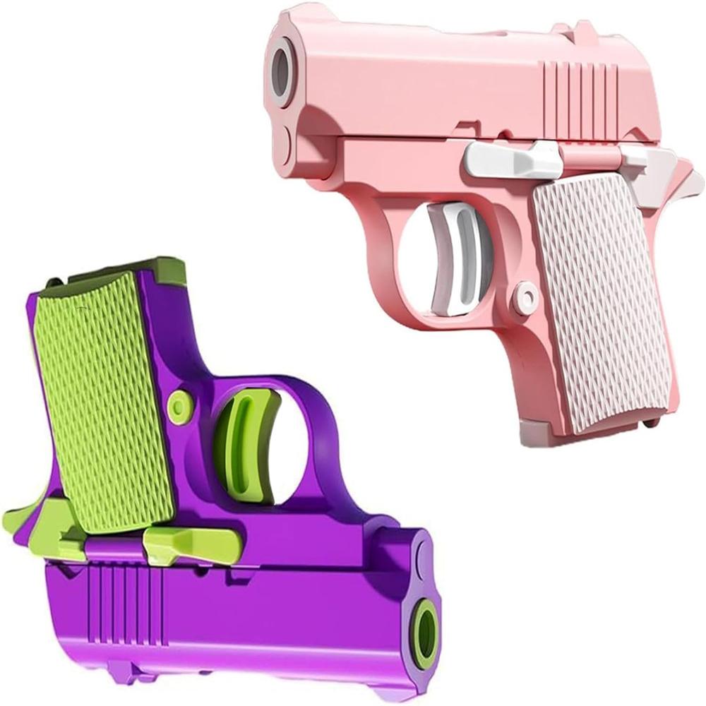 1911 3D-gedruckte kleine Pistolen-Spielzeuge Mini-Stressabbau-Fidget-Pistolen für Kinder & Erwachsene Geeignet zum Abbau von ADHS, Angstzuständen Geschenk