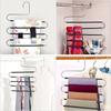 3pcs Metal Hangers Multi-Use Clothes Hangers Pants Skirts Belts Ties Scarves Space-Saving Storage Organizers Clothing Rack