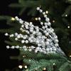 10PCS Sequins Artificial Christmas Glitter Branches  Wedding Party Supplies