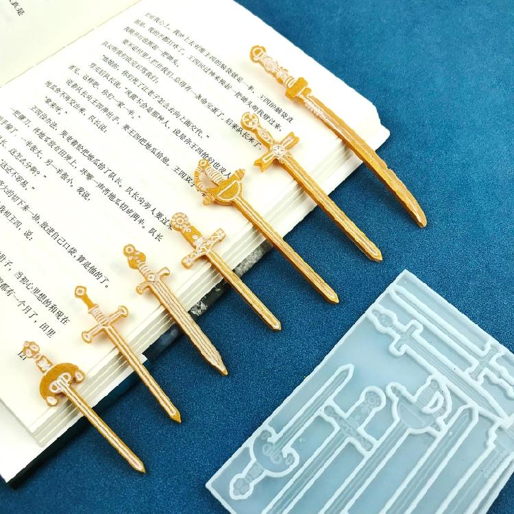Mehrere Stile Lesezeichenform Herstellung Epoxidharz Schmuck DIY Basteln Silikonform