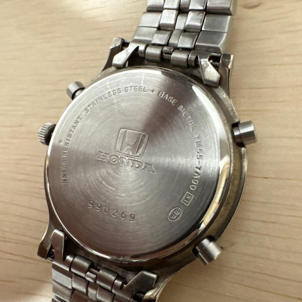 Used Working condition, HONDA chronograph, manufactured by SEIKO, battery replaced