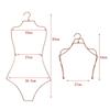Body Shape Lingerie Hanging Rack Foldable Bikini Display Hanger  Cloakroom Shops Wardrobe