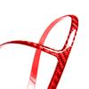 Red Carbon Fiber Front Reading Light Panel Trim Cover For Honda CR-V CRV 2007-11