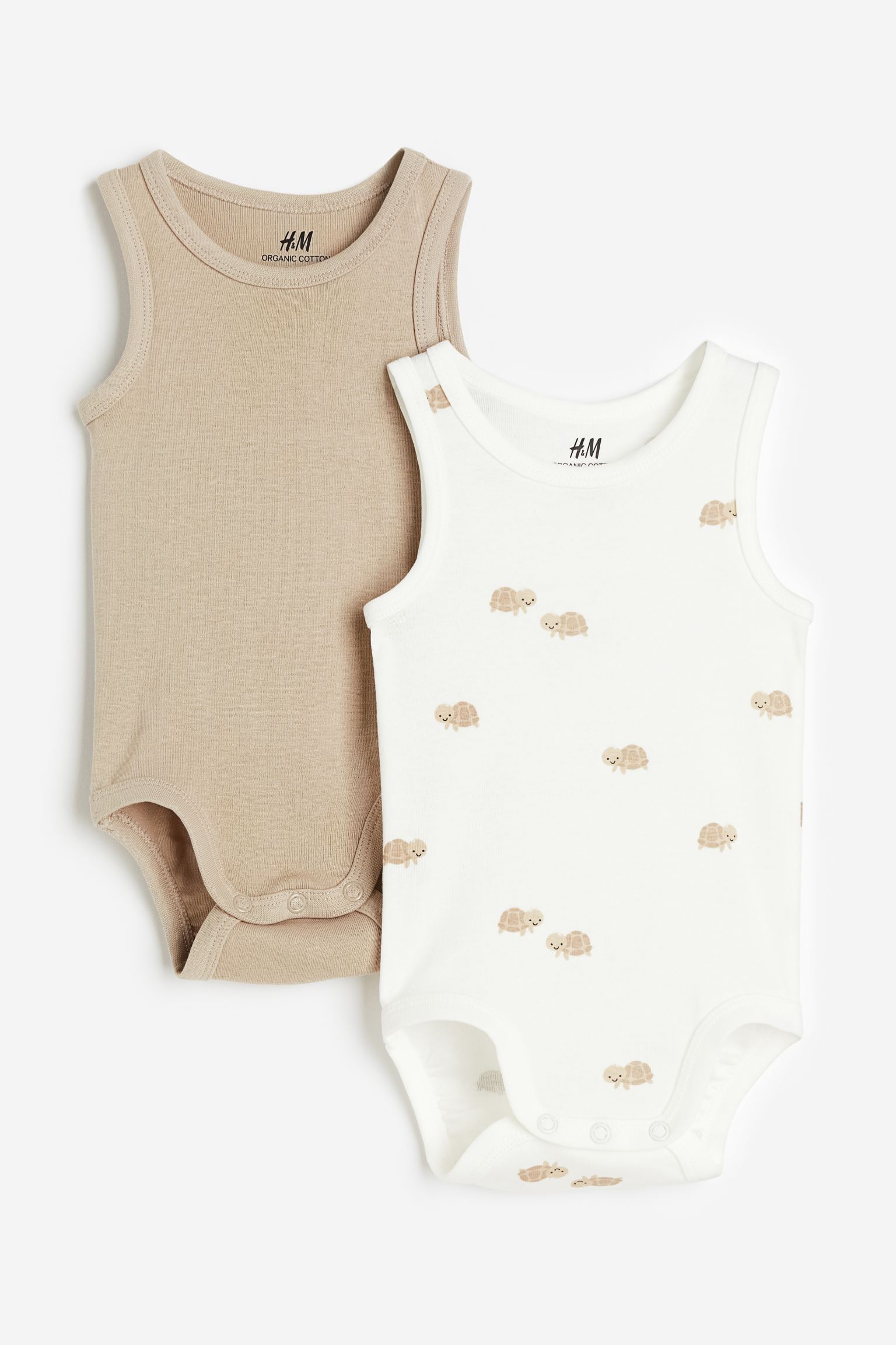 

2-pack sleeveless cotton bodysuits