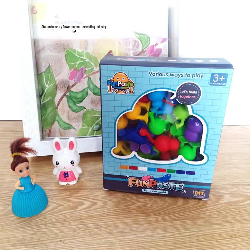 Popular Animal Suction Cup Plush Bath Toy – Educational Children's Play Toy