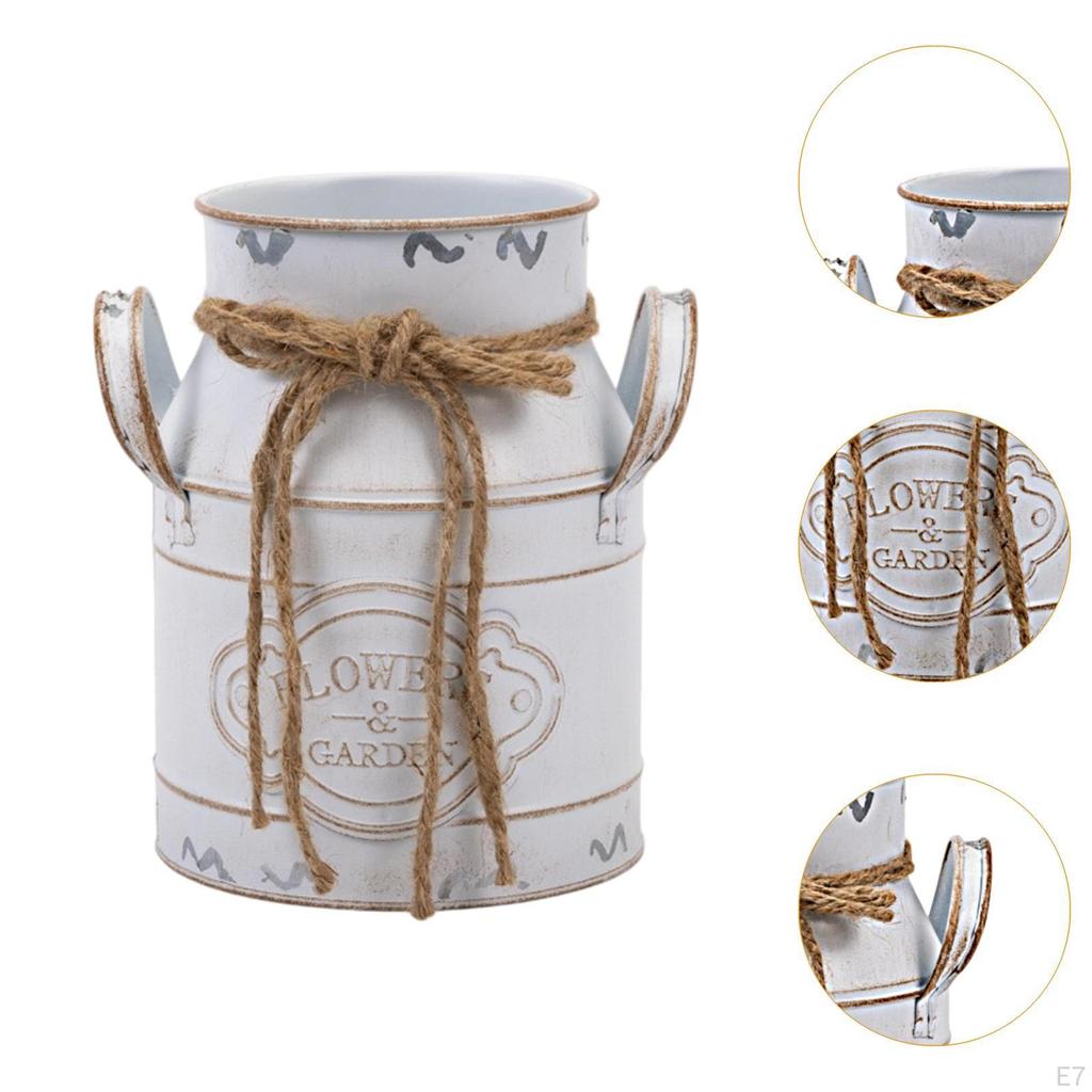 Desktop Storage Barrel for Garden Flower Arrangement