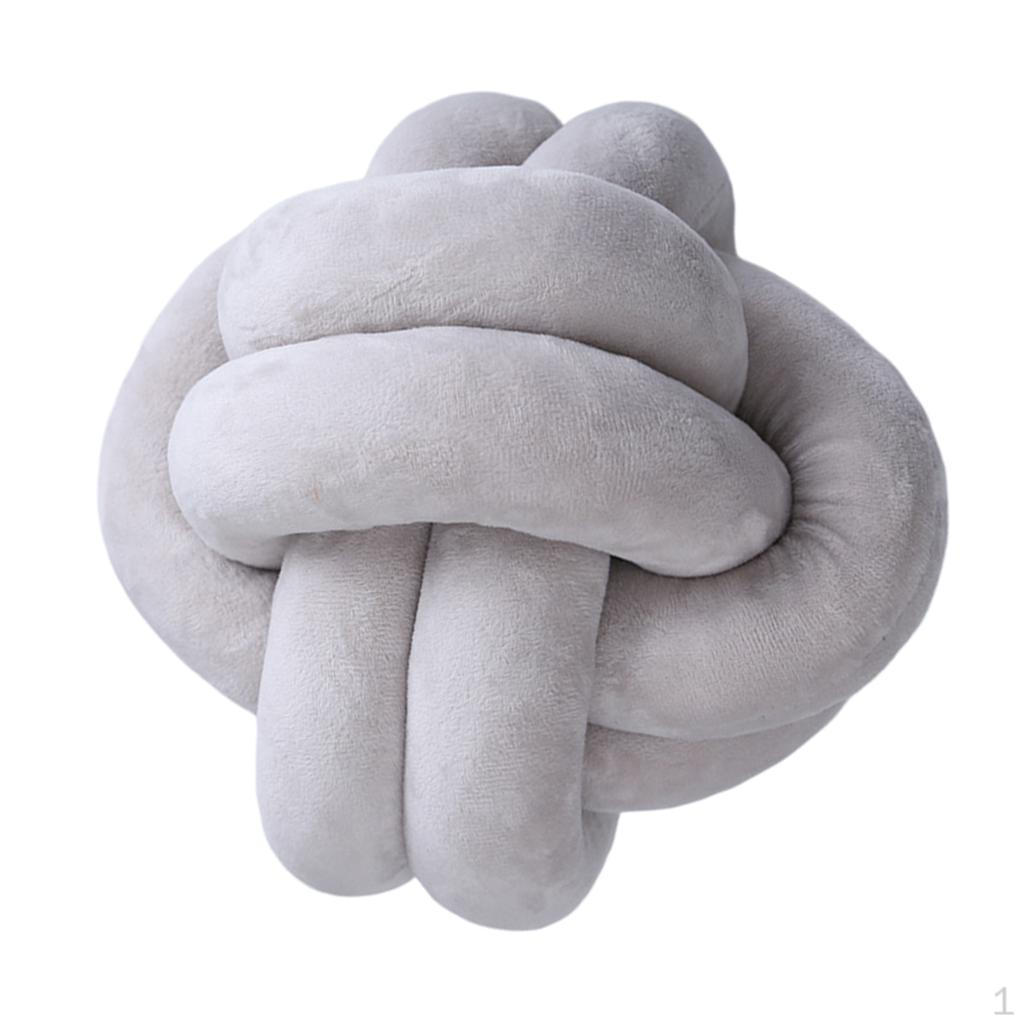 7-дюймовая подушка-узел, декоративная подушка Gray 2-18cm