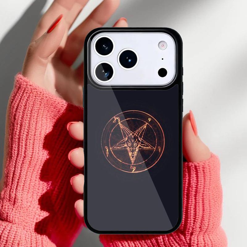 Sigil of Lucifer Phone Case for iPhone 17 Air 16e 15 14 13 Pro Max Back Cover for 12 11 Pro Coque