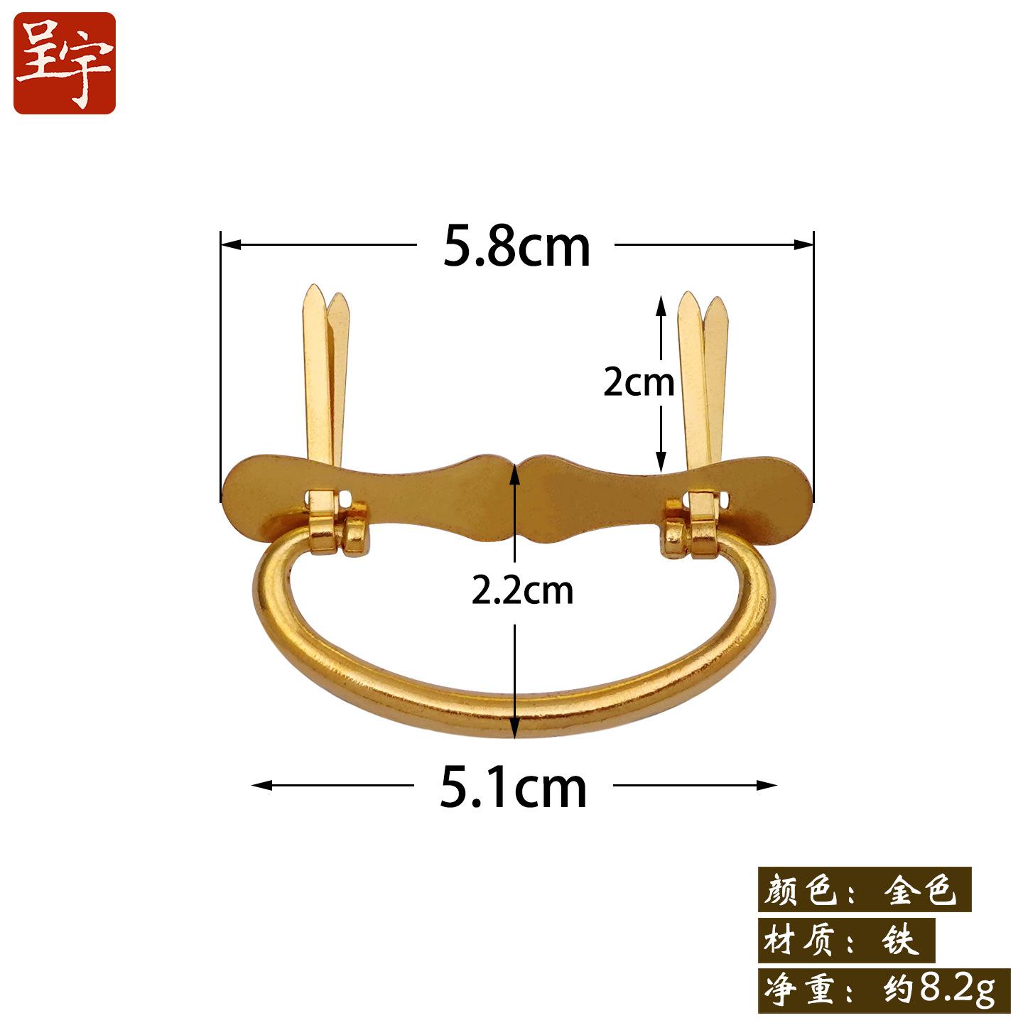 Vintage Mini Pulls, Bronze Drawer Pull Zinc Alloy Iron Antique Mini Decorative Handles for Wardrobe Drawer Dresser Jewelry Box
