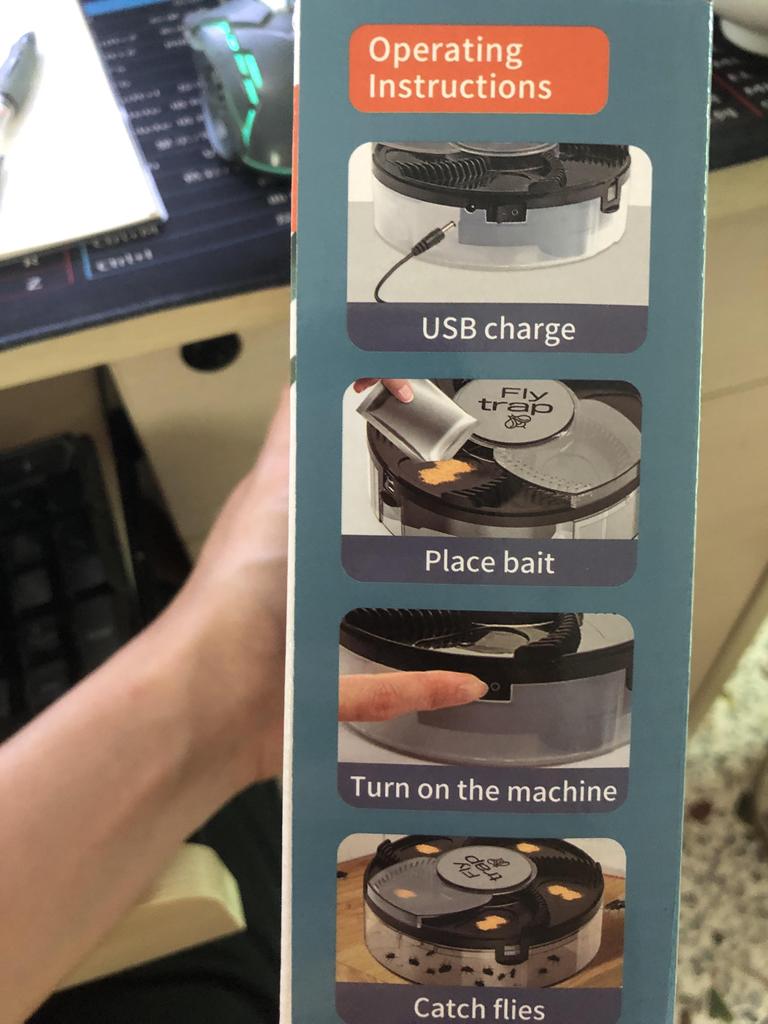 Automatyczny Łapacz Much Akumulatorowy Elektryczny Muchołapka Ładowanie USB do Gospodarstwa Domowego Restauracji Na Zewnątrz