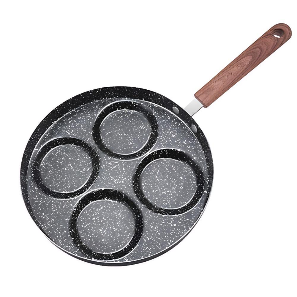 Round Breakfast Egg Pan 4/7 Hole Egg Cooker Household Egg Frying Pan  Restaurant 4 hole