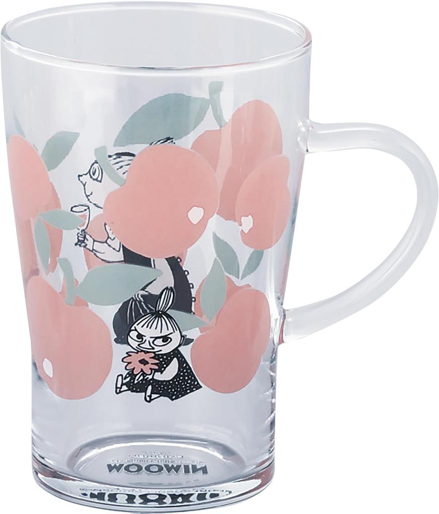 MOOMIN Glass Little My Scandinavian Perfect for Hot Made in Yamaka Heat-Resistant Mug, Design, Approx. 350ml, Style, Drinks, Gift, Japan, Shoten,