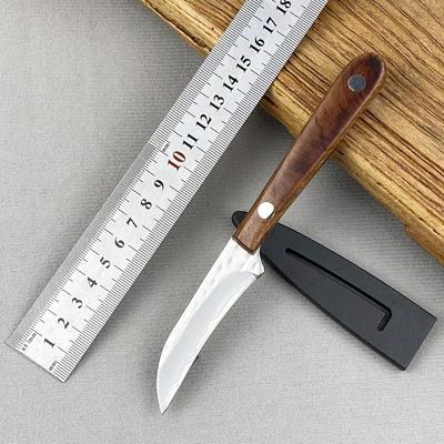 Couteau de cuisine en acier de Damas, couteau d'office, petit couteau de cuisine, couteau à trancher la viande, couteau à désosser les fruits pour barbecue, outils de cuisine professionnels