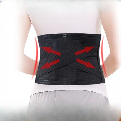 Single Compression Support Waist High Elastic Breathable Fitness Belt Protector Fixed Abdomen Belt Waist Support Men and Women