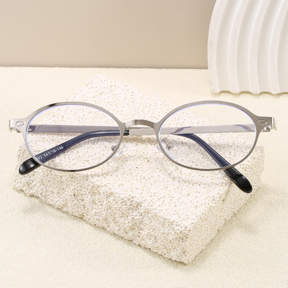 Hong Kong Style Women'S Sunglasses Oval Shape Uv400 Protection Men'S Sun Glasses Holiday Travelling Glasses For Women