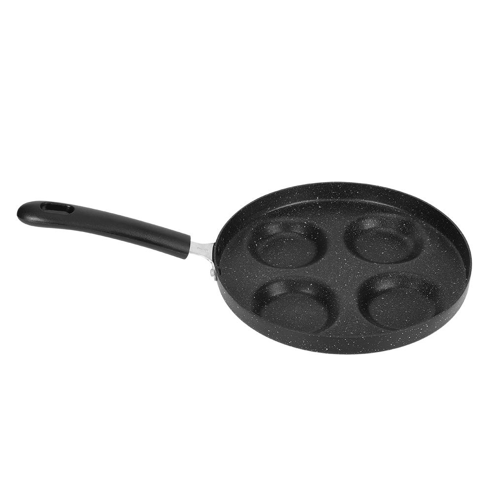 Four Hole Frying Non-stick Egg Pancake Steak Pan Cooking Pans Breakfast Maker