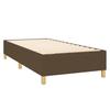 Maison Exclusive - Sommier à lattes de lit avec matelas Marron foncé 90x190 cm