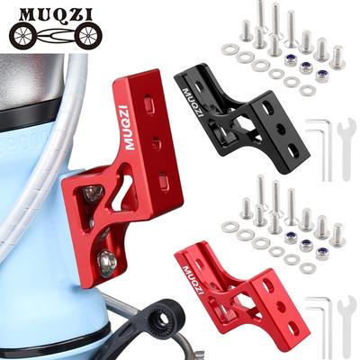 Folding Bike Bag Height Rising Holder Aluminum Alloy Folding Bike Front Bag Carrier Mount Raise Holder for Brompton DAHON