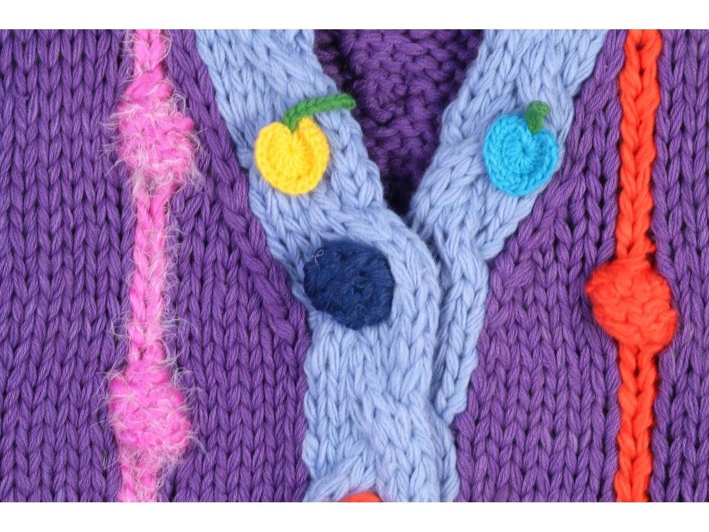 Women's Colorful Flower Knit Vest Sweater - Loose, Thickened, Hand-Crocheted for Layering