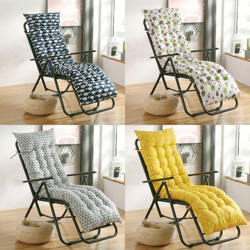 Nordischer Print Hohe Rückenlehne Stuhlkissen für Terrasse und Garten zum Entspannen Dicker und bequemer
