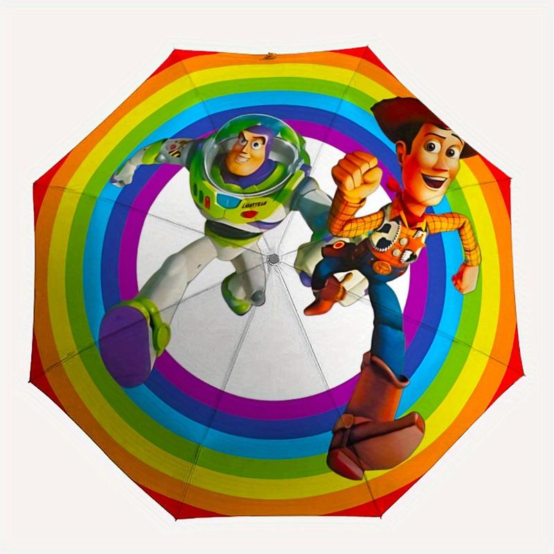

1pc Toy Story 8-Rib Automatic Folding Umbrella, Portable & Foldable, All-Season Portable Umbrella for Women & Men yy250731148