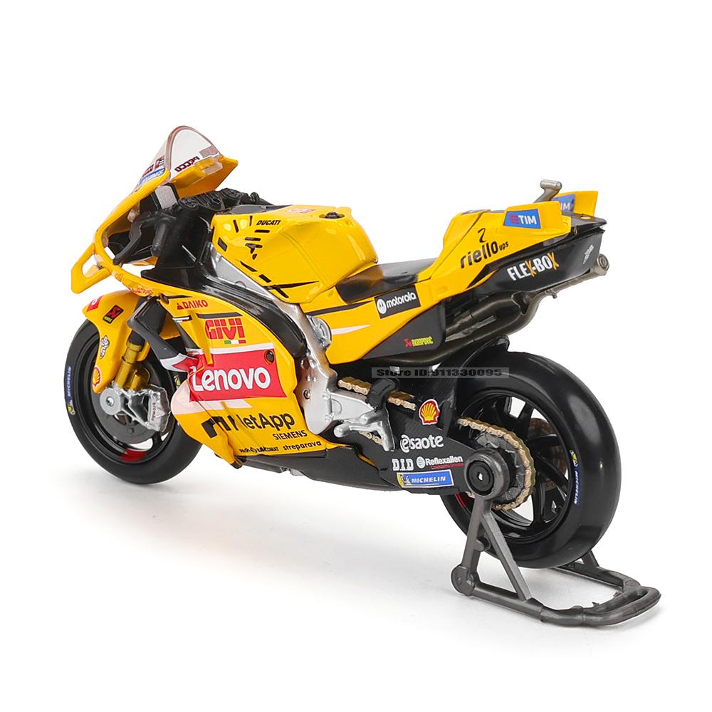 Maisto 1:18 Nuovo Team Ducati Lenovo #1 Bagnaia Campione Moto Gp Racing Lega di Fusione Modello di Motocicletta da Collezione Regalo Giocattolo