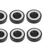 8 Pieces of Non-Skid Furniture Casters Cup Coasters Desk Riser Sofa