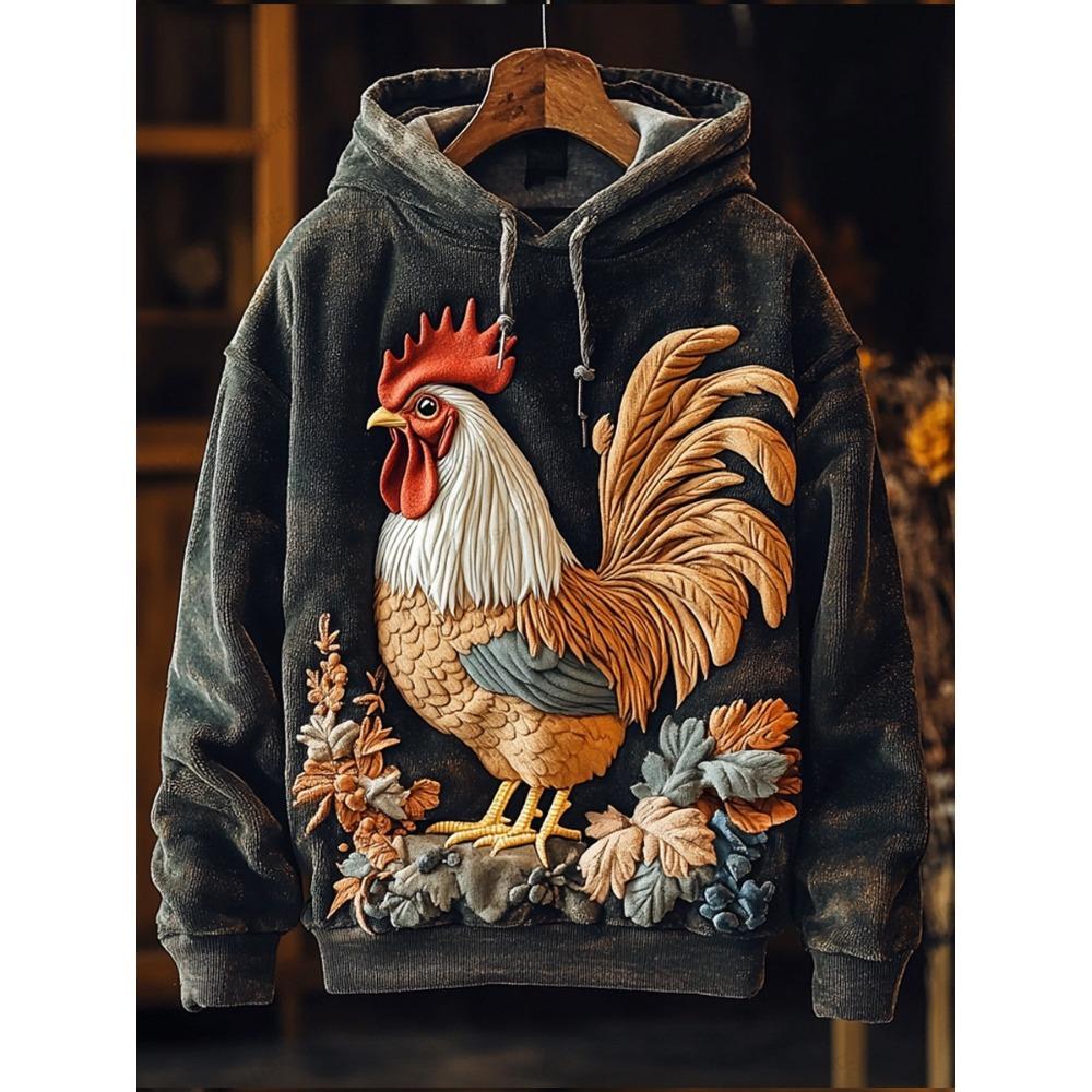 Animal Sweatshirt Funny Chicken Squirrel Horse Rabbit 3d Print Hoodie Men Women Fashion Oversize Hoodies Women Sweat Street Coat