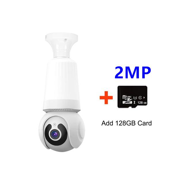 5MP CCTV Home Wireless WiFi Camera Bulb E27 Full Color Night Vision Automatic Tracking Security Camera for V380 Pro App