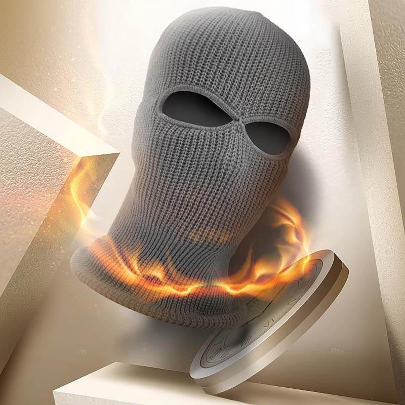 Winter Cycling Warm Headgear Men Masked Full Face Windproof Face Mask Ski Face Mask Electric Bike Windproof Cap Women