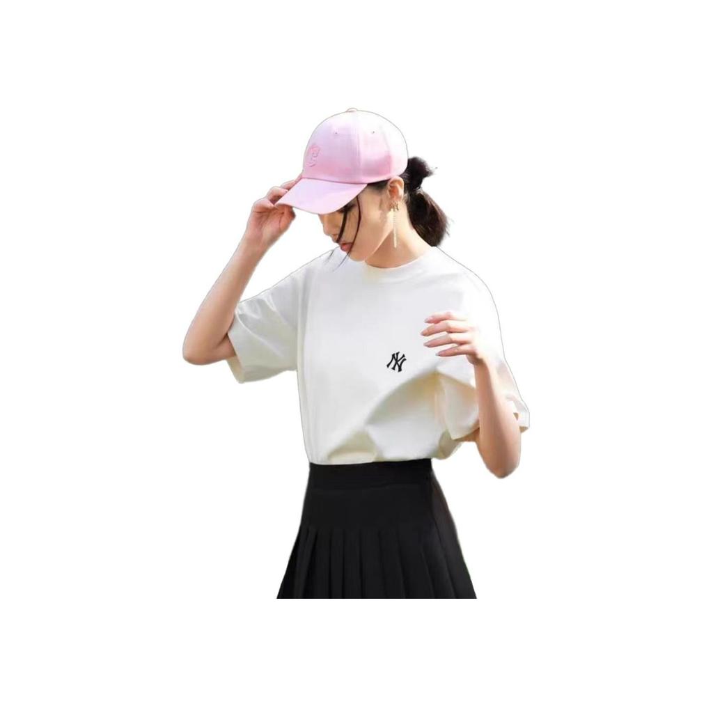 New MLB New York Yankees SS24 T Shirt Unisex Cream 3ATSB1143-50CRS