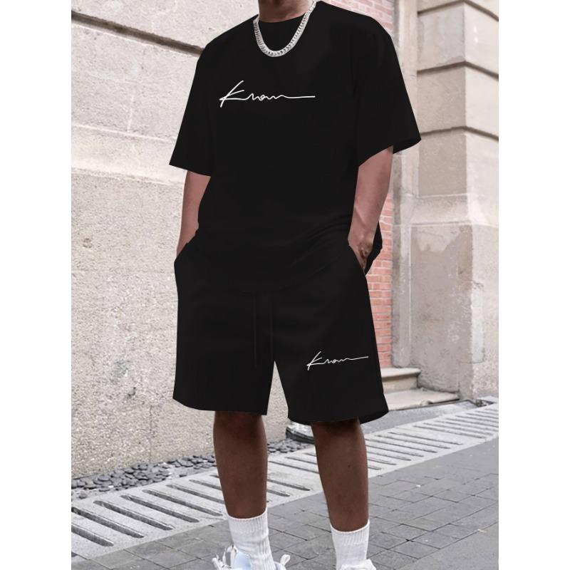 Men's Short Sleeved T-shirt and Shorts Clothing