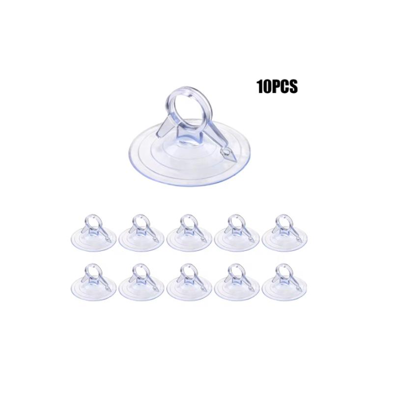 

45 мм диаметр автомобильного салона 10 шт ПВХ материал автомобильный солнцезащитный козырек присоска с сильным вытяжным кольцом ласточкин хвост присоска прозрачный