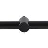 Aluminum Alloy Fishing Rod Buzz Bar 20/25/30cm 2 Head Fishing Crossbar Bracket Lightweight Black Fishing Rod Holder Carp Fishing