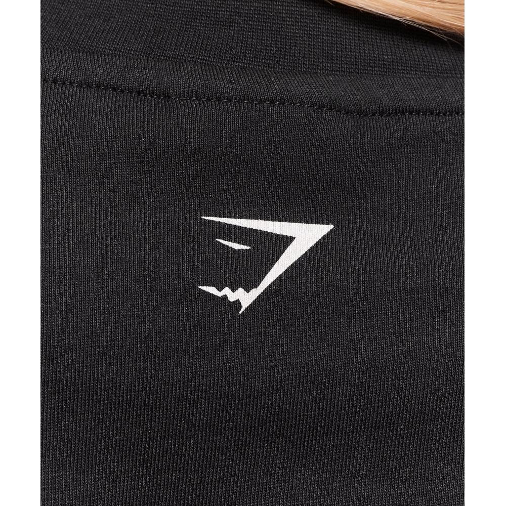 Gymshark CollegiaTe Graphic T shirT Black B3c4g Bb2j