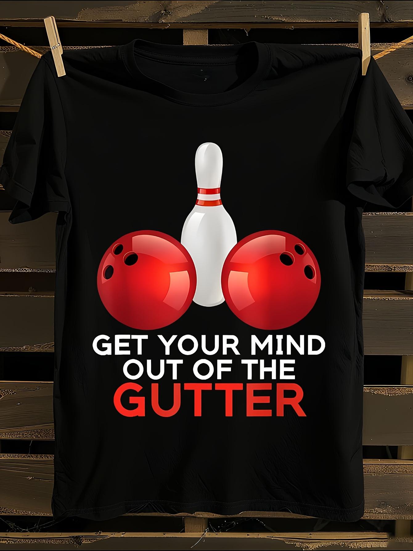 s Funny Bowling Slogan Tshirt L