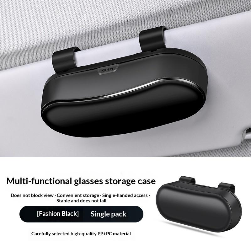 Cutie Ochelari Auto Suport Portabil Ochelari de Soare Auto Suport Ochelari de Condus Carcasă Ochelari Cutie Depozitare Multifuncțională Parasolar