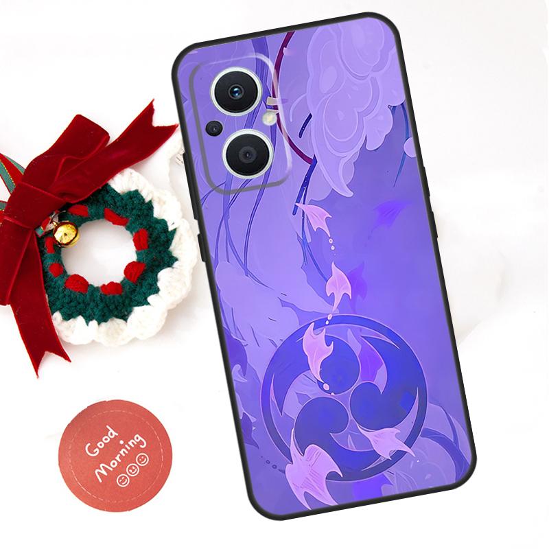 

Genshin Impact Raiden Shogun Phone Case For OPPO Reno 11 F 10 Pro 4 5 6 7 8 Lite 4Z 5Z 8T OPPO Find X6 X5 Pro X2 X3 Lite OPPO Reno8 Lite