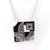 Les Trésors De Lily [G6149] - Designer Necklace 'Anamaya' Black Gray