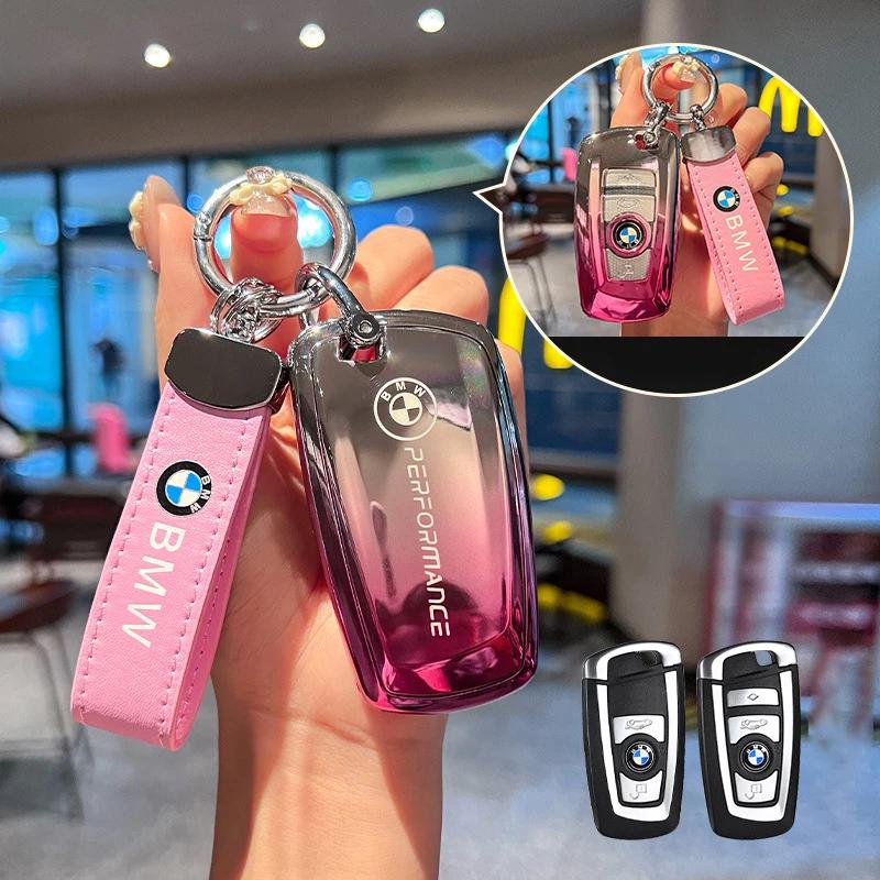 LLTXS1 Car Sticker Soft TPU Car Key Case Cover Shell Fob For BMW F30 F31 F32 F34 F20 F21 F07 F10 1 3 5 7 Series X1 X3 G01 X4 G02 X5 F15