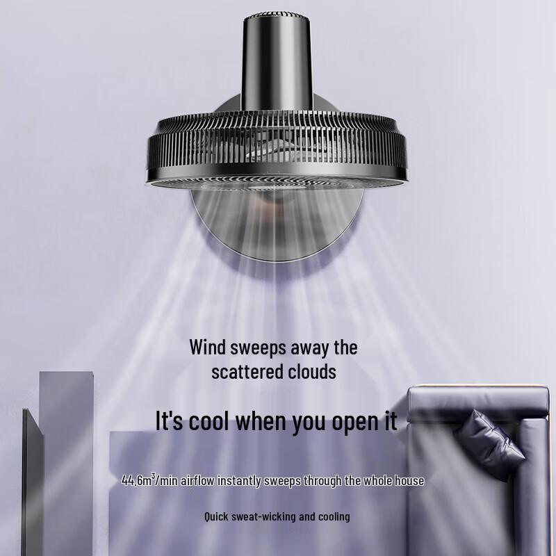 Ceerea Silent 7-Blatt Standventilator mit Fernbedienung & Timer CN-Stecker (Adapter enthalten)